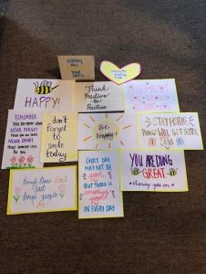 Cards from students